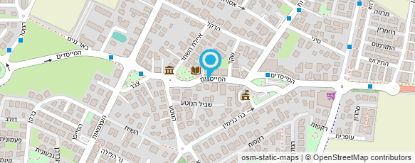 מפת הגעה אל המייסדות