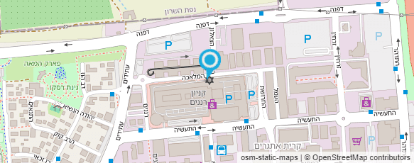 מפת הגעה אל שחלב הנדסת חשמל השרון 1995 בע"מ