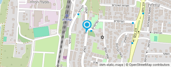 מפת הגעה אל עלגל בת - שבע