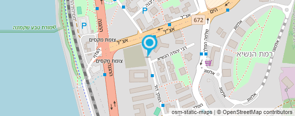 מפת הגעה אל מרכז הכשרה טכנולוגית נוה דוד