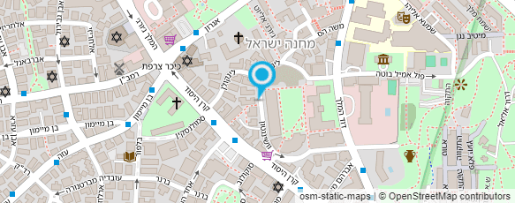 מפת הגעה אל פריבס-קאהן הדסה