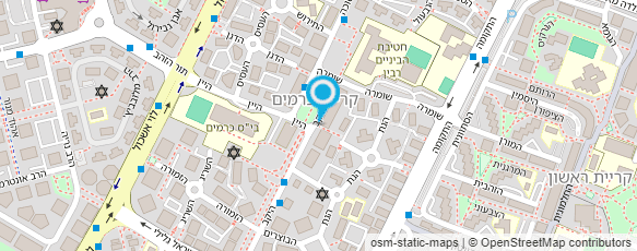 מפת הגעה אל ד"ר ז'יץ רוני