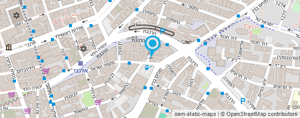 מפת הגעה אל בית הספר לתיירות