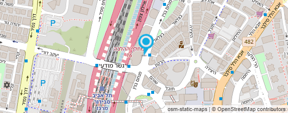 מפת הגעה אל עו"ד זהבי ענת (פריטי)