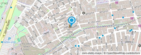 מפת הגעה אל מוזיאון נחום גוטמן לאומנות