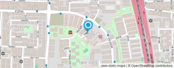 מפת הגעה אל היכל התרבות בת - ים