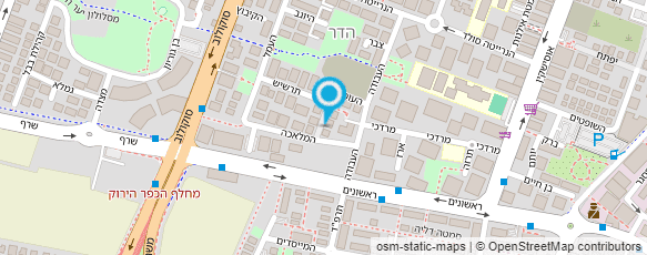 מפת הגעה אל איפור בקו נקי - יעל