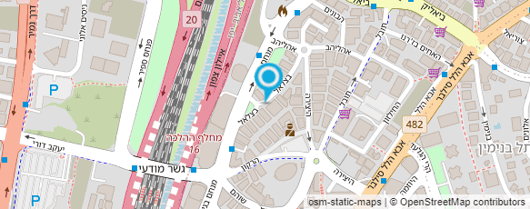 מפת הגעה אל עו"ד אורנשטיין נחמה