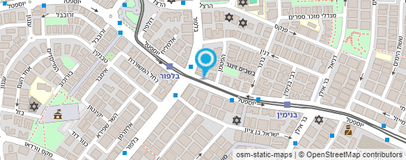 מפת הגעה אל אינה רוזן - נוט'