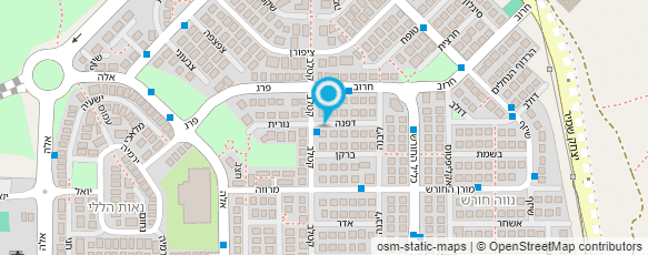 מפת הגעה אל גן עופרים