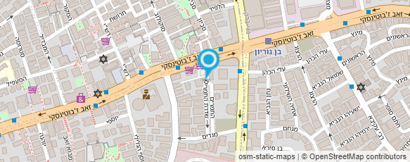 מפת הגעה אל מעון נעמ"ת - התמרים