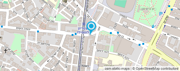 מפת הגעה אל מיכאל עיצוב שיער