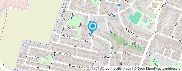 מפת הגעה אל עו"ד גולדנברג אביחי