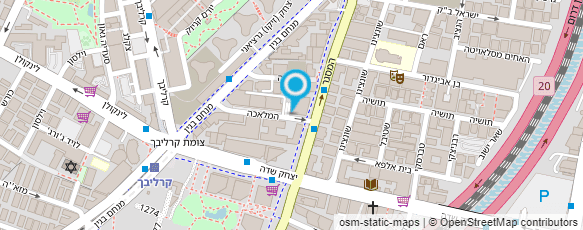 מפת הגעה אל ג'אמפ קאט ביה"ס לעריכה ואנימציה