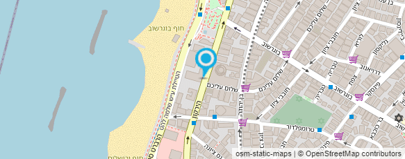 מפת הגעה אל החברה הכלכלית ליד התאחדות המלונות בישראל בע"מ