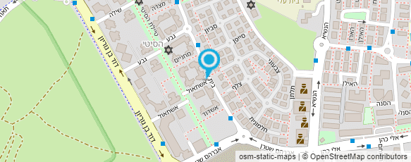 מפת הגעה אל הגן הקסום אשקלון