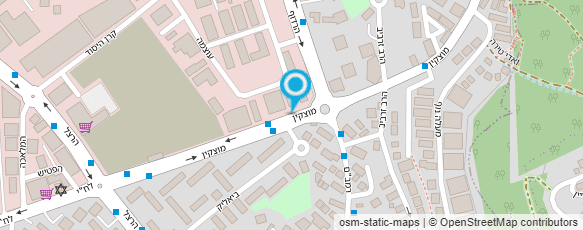 מפת הגעה אל מוסך זהר העיר