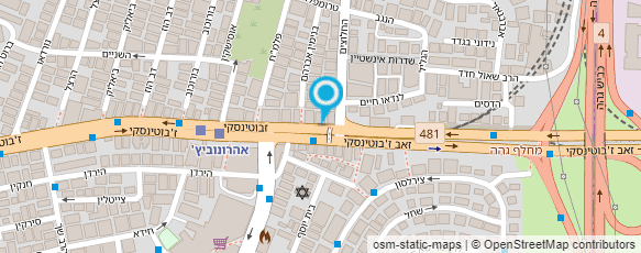 מפת הגעה אל ד"ר שפרבר אשר