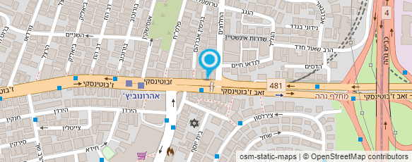 מפת הגעה אל ד"ר שפרבר צבי מפת הגעה אל ד"ר שפרבר צבי