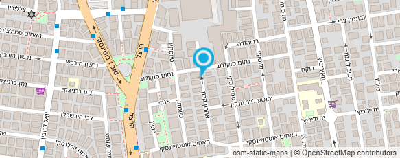 מפת הגעה אל מכולת ראובן