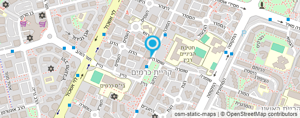 מפת הגעה אל שוק מערב