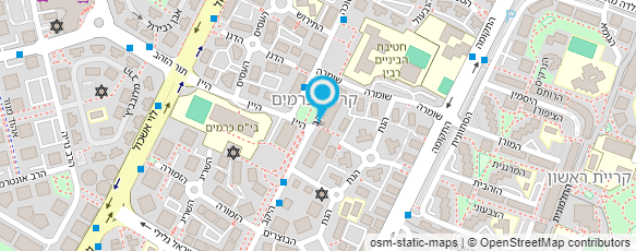 מפת הגעה אל ד"ר יעקובוביץ מרכוס