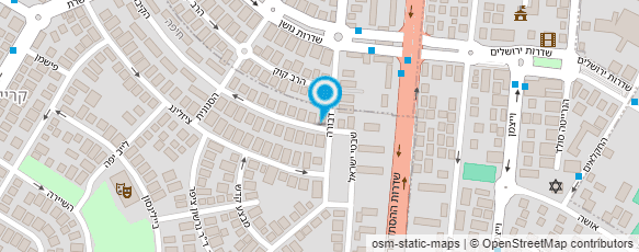 מפת הגעה אל בורין אדריכלות ועיצוב פנים