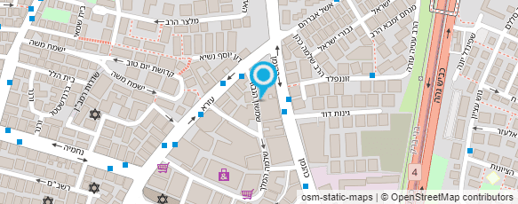 מפת הגעה אל ארגון רוצים יהדות