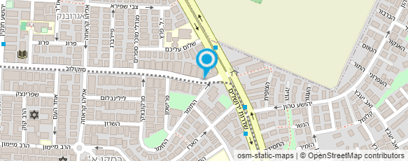 מפת הגעה אל בן דוד צחי