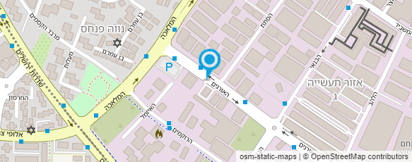 מפת הגעה אל אקשן-רפלקסולוגיה ומסאג'