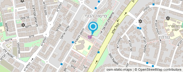 מפת הגעה אל המספרה של יניב