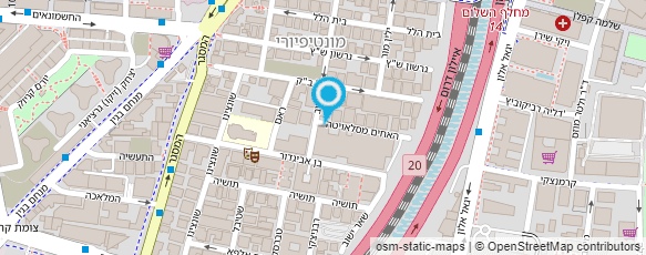 מפת הגעה אל אופיר פלתורס תיירות נכנסת