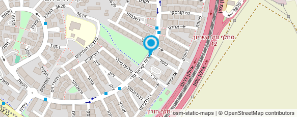 מפת הגעה אל גלידה אמריקאית