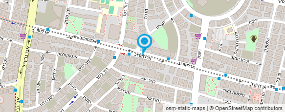 מפת הגעה אל תחנה מרכזית תל אביב-אגד