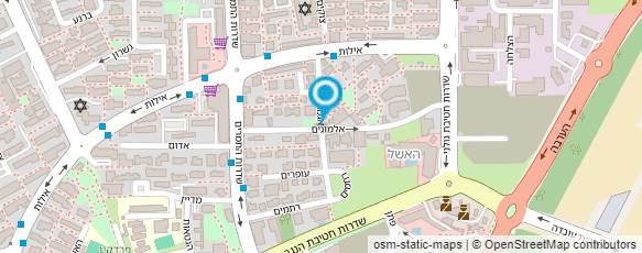 מפת הגעה אל אצל מזל - חדרי אירוח