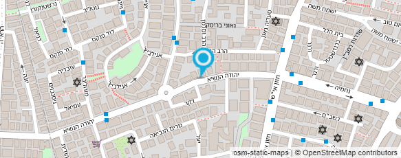 מפת הגעה אל מוסדות חינוך חב"ד לבנות עטרת חיה