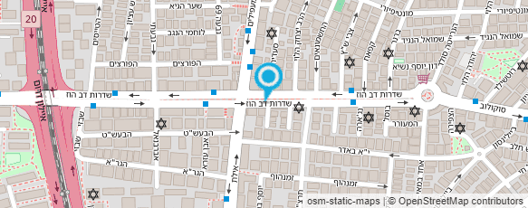 מפת הגעה אל אם.בי. אופנה בראש צעיר