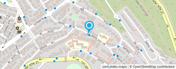 מפת הגעה אל מיכל קבוצת תמיכה לחולי סרטן