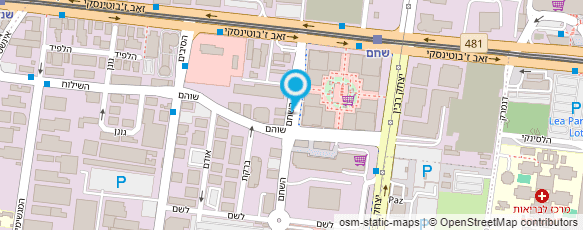 מפת הגעה אל ש. שסטוביץ בע"מ