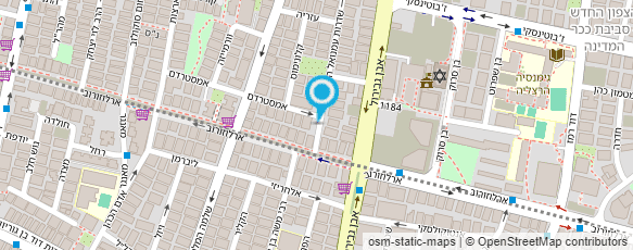 מפת הגעה אל ד"ר רדוביץ טטיאנה