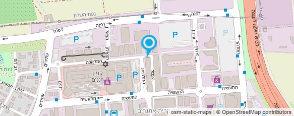 מפת הגעה אל באולינג רעננה בע"מ