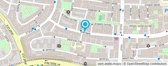 מפת הגעה אל מכולת אליהו ראובן
