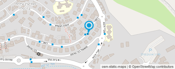 מפת הגעה אל בטוחי הקריה