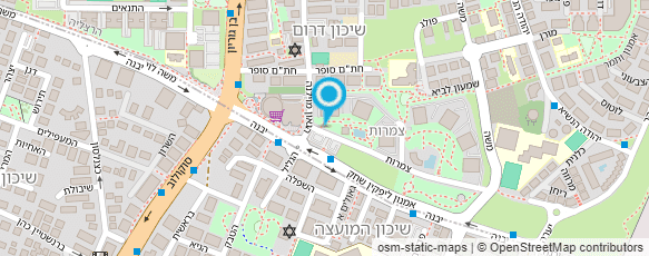 מפת הגעה אל אופטיקה "צמרות"