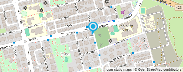 מפת הגעה אל כץ דוד