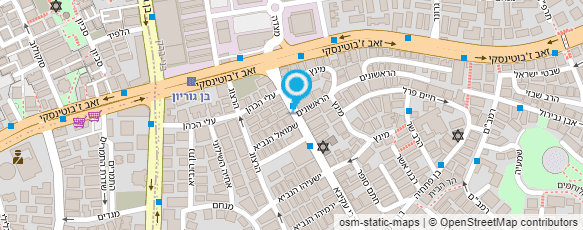 מפת הגעה אל מספרת דוד