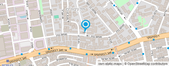 מפת הגעה אל פנחס שם-טוב