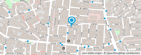 מפת הגעה אל ד"ר הופמן מיכאל