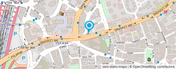 מפת הגעה אל עו"ד שרמן דני