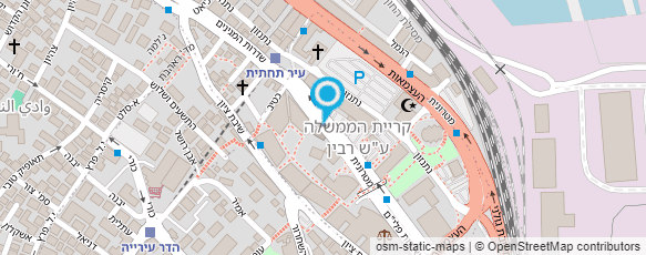 מפת הגעה אל כנסיית בית החסד